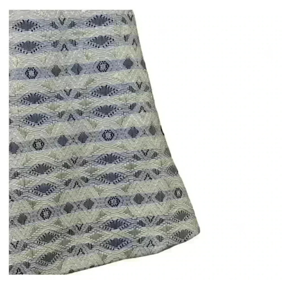 J.Crew Women's Jacquard Flare Skirt Size 10 Multicolor Geometric Knee Le… - Picture 2 of 7